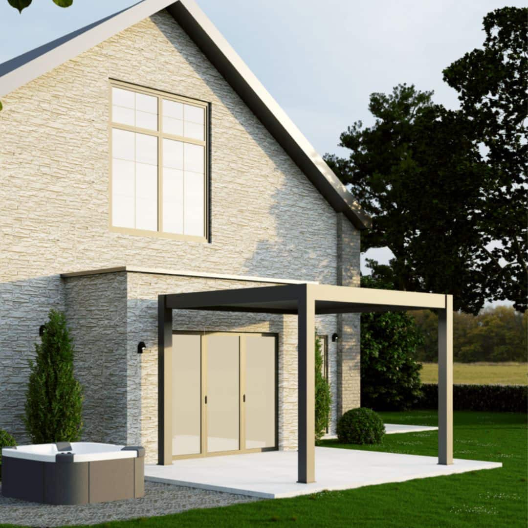 2.5m x 2.5m Aluminium Pergolas