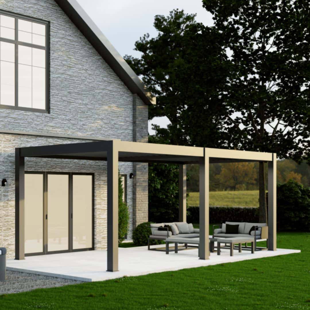 3m x 8m Aluminium Pergolas