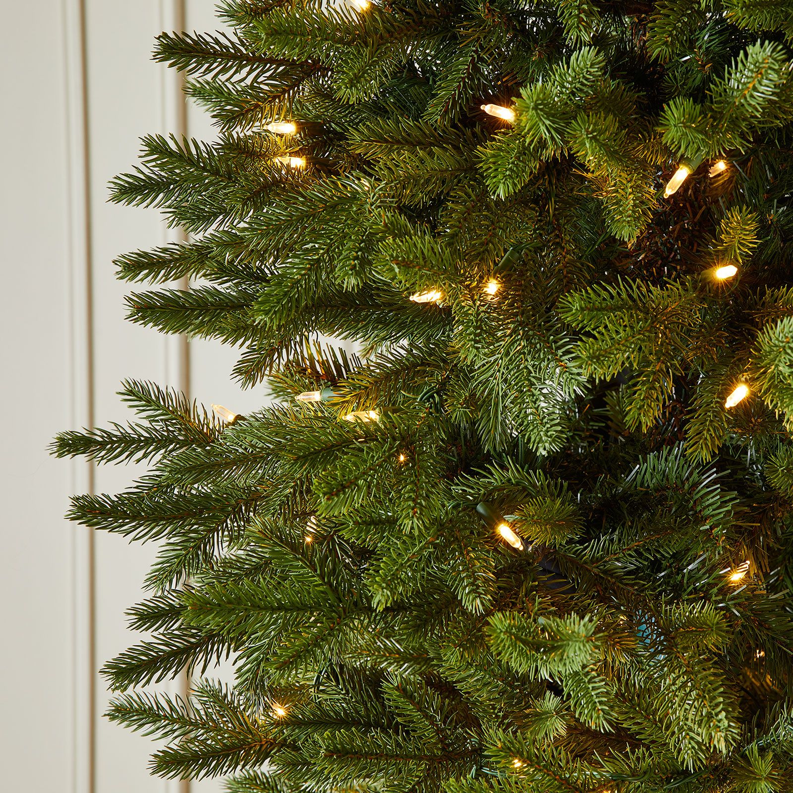 7ft Pre-Lit Pinyon Pine Artificial Christmas Tree