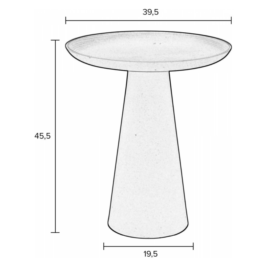 Ivory Round Side Table