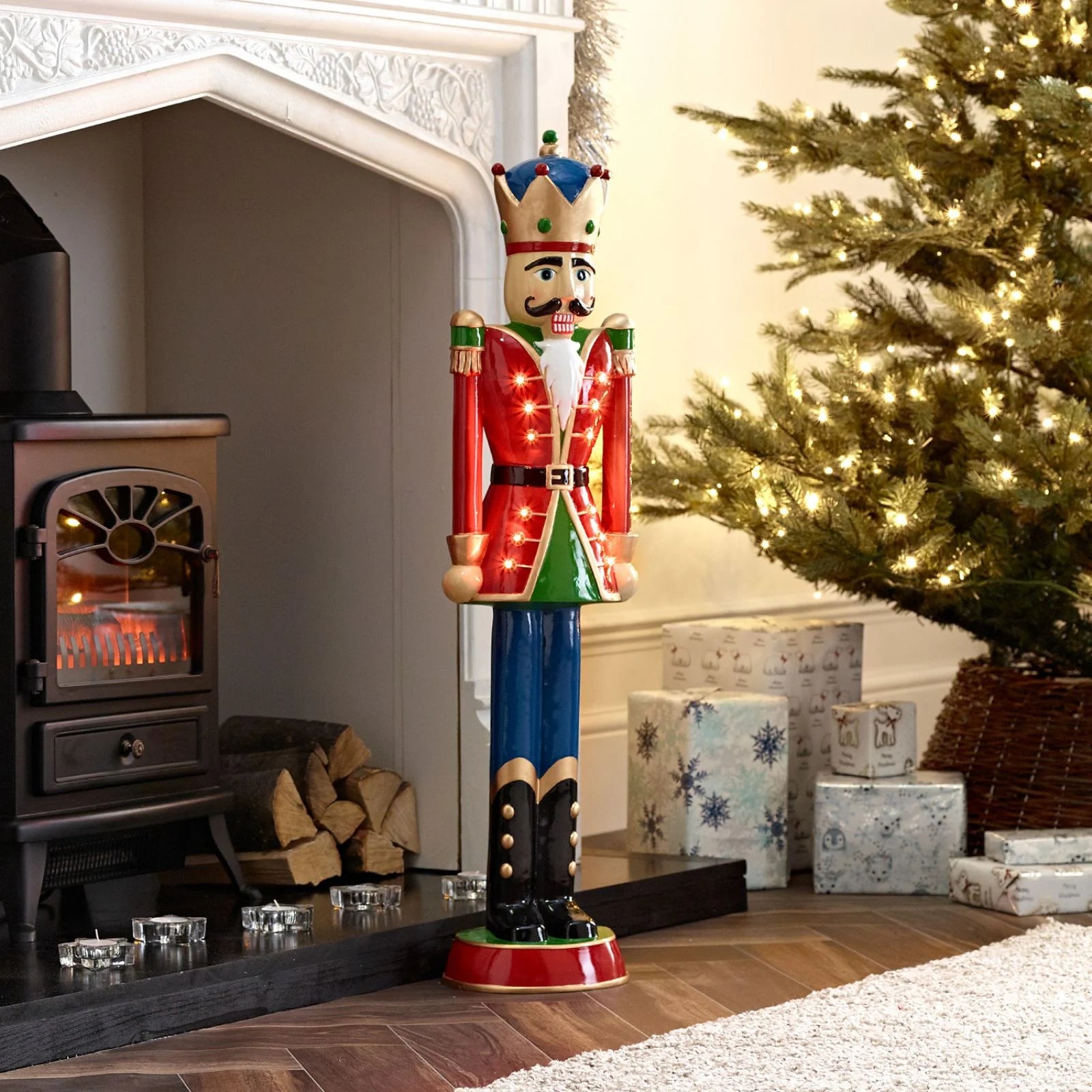 3ft Red Christmas Nutcracker
