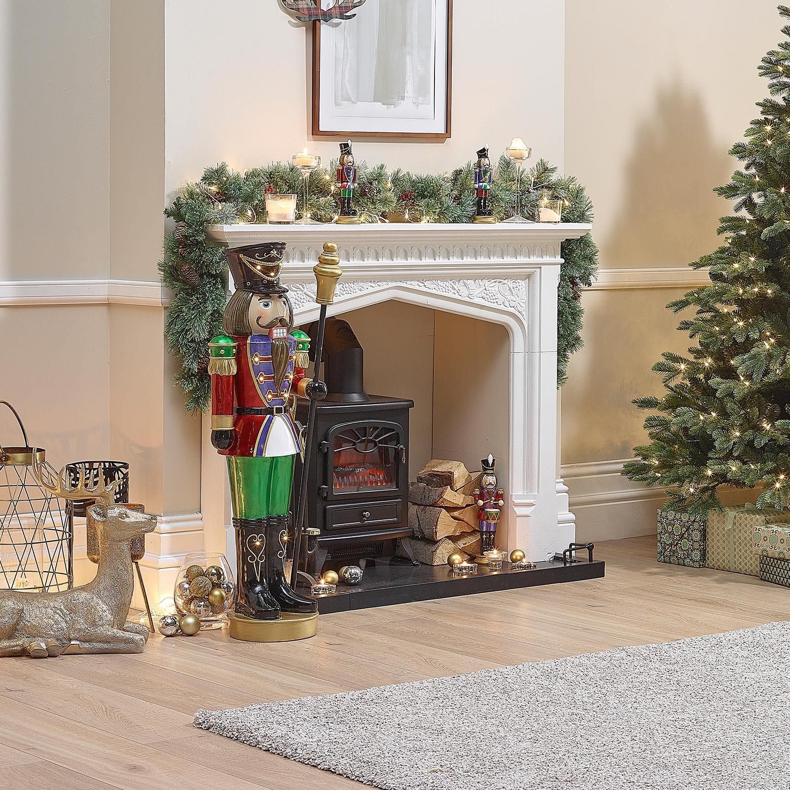3.5ft LED Christmas Nutcracker