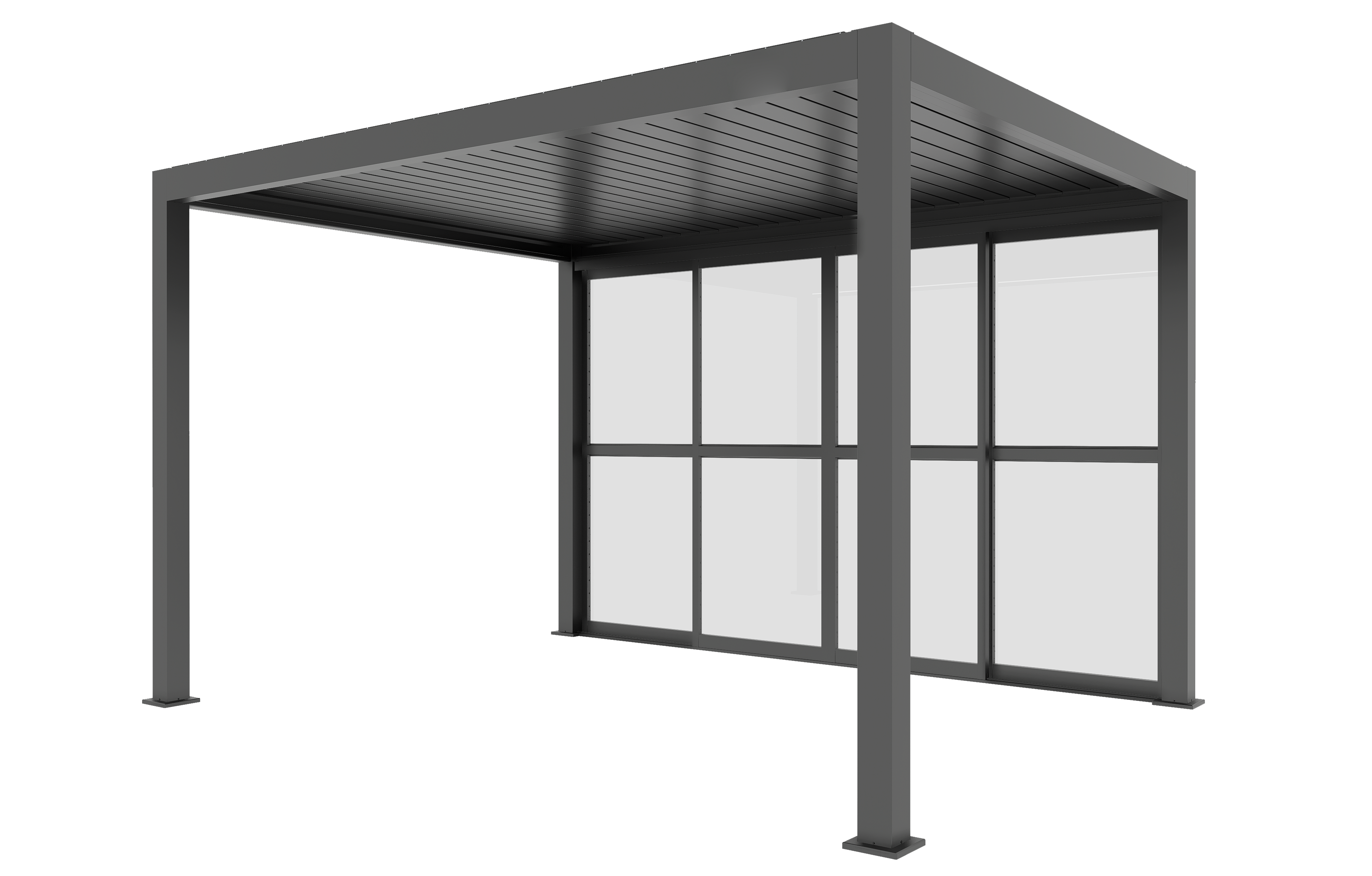 3m Glass Sliding Door for Neptune Deluxe Pergola