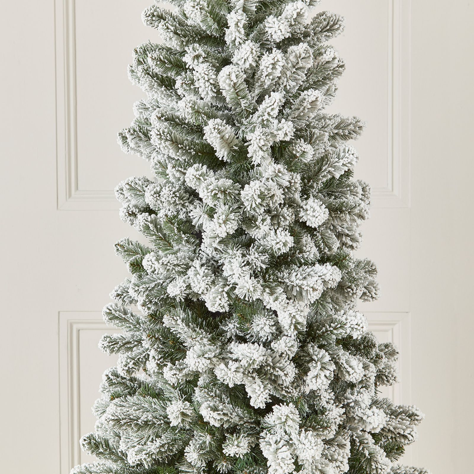 Snowy Slim Balsam Fir Artificial Christmas Tree