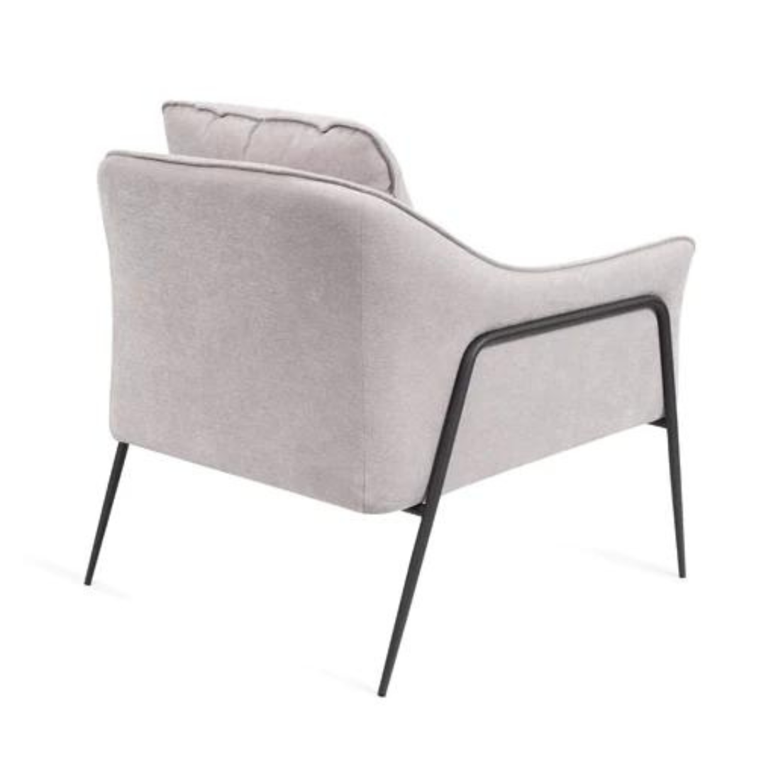 Giselle Cool Grey Lounge Chair