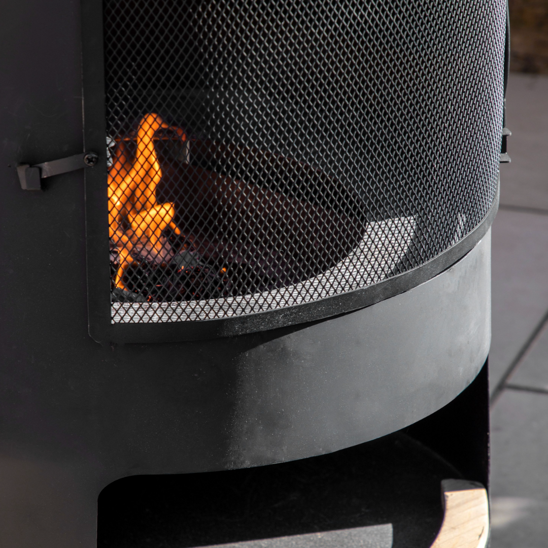 Chimney Heater with Pizza Shelf