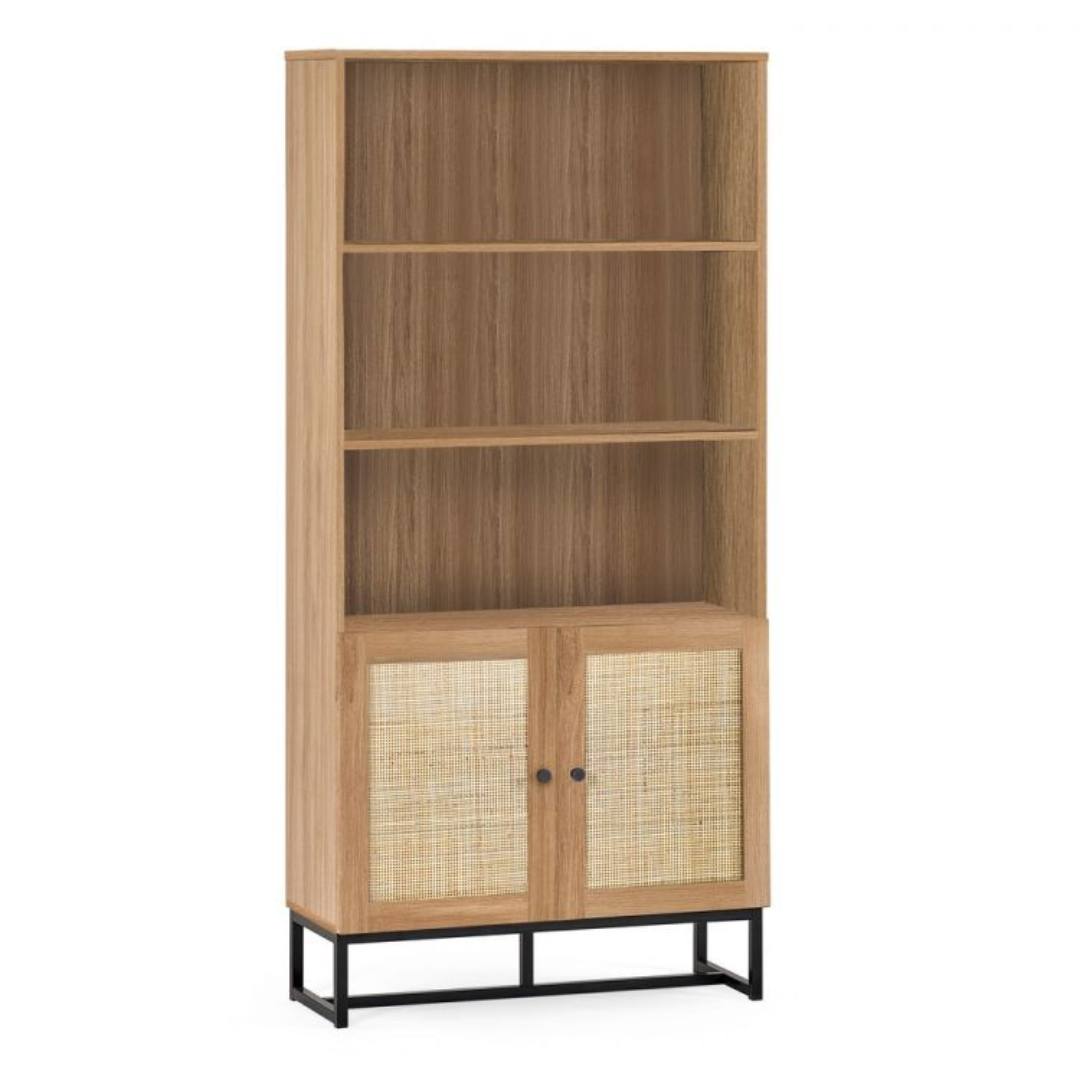 Oak Rattan Display Unit