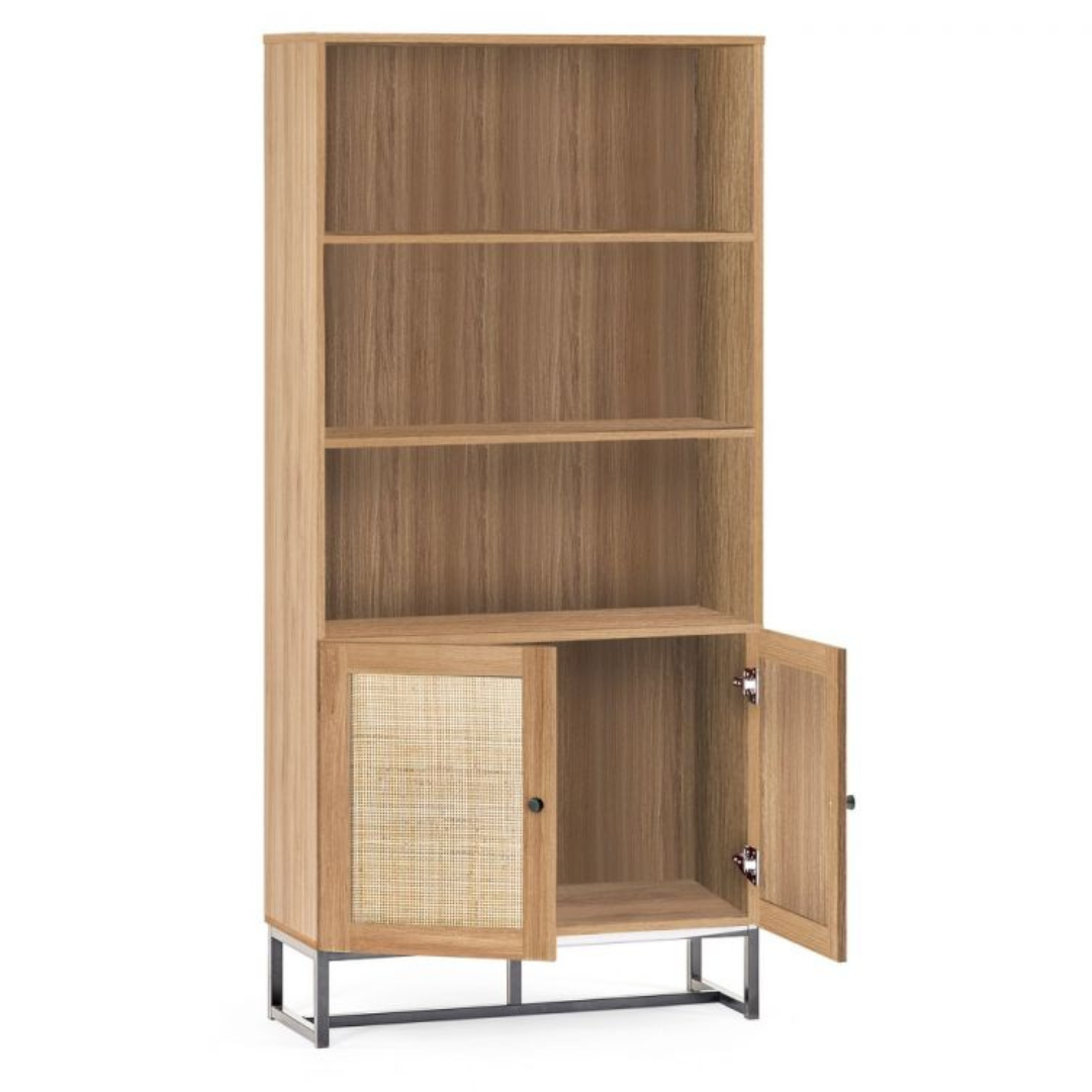Oak Rattan Display Unit