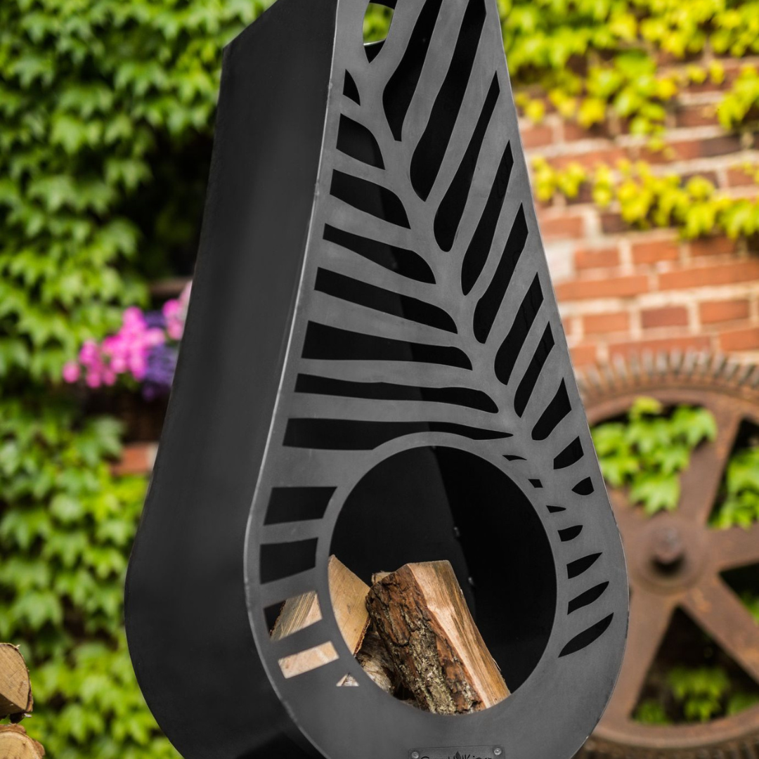 Leaf Garden Outdoor Wood-Burning Stove Fire Pit