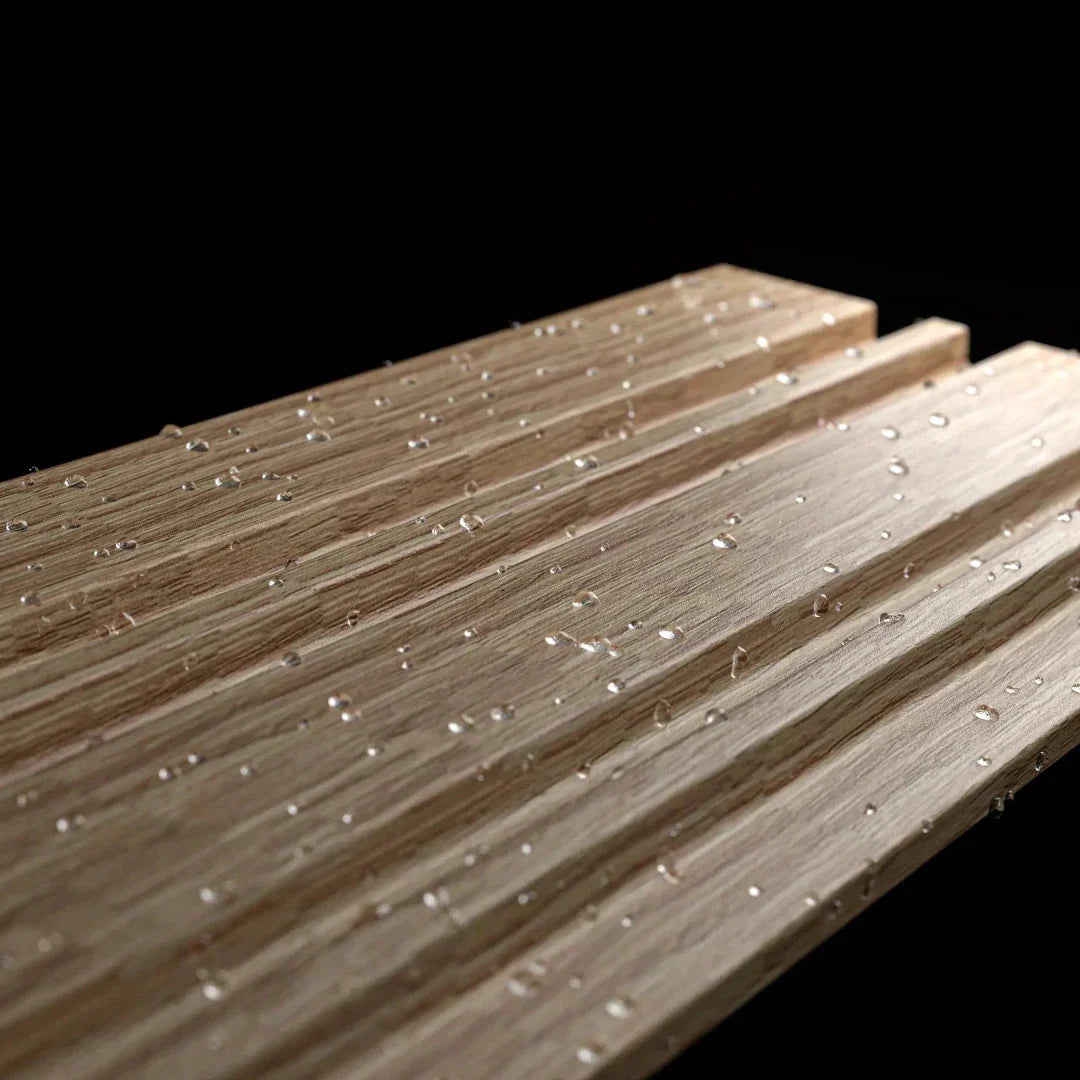 Dubai Natural Oak Waterproof Wall Panel