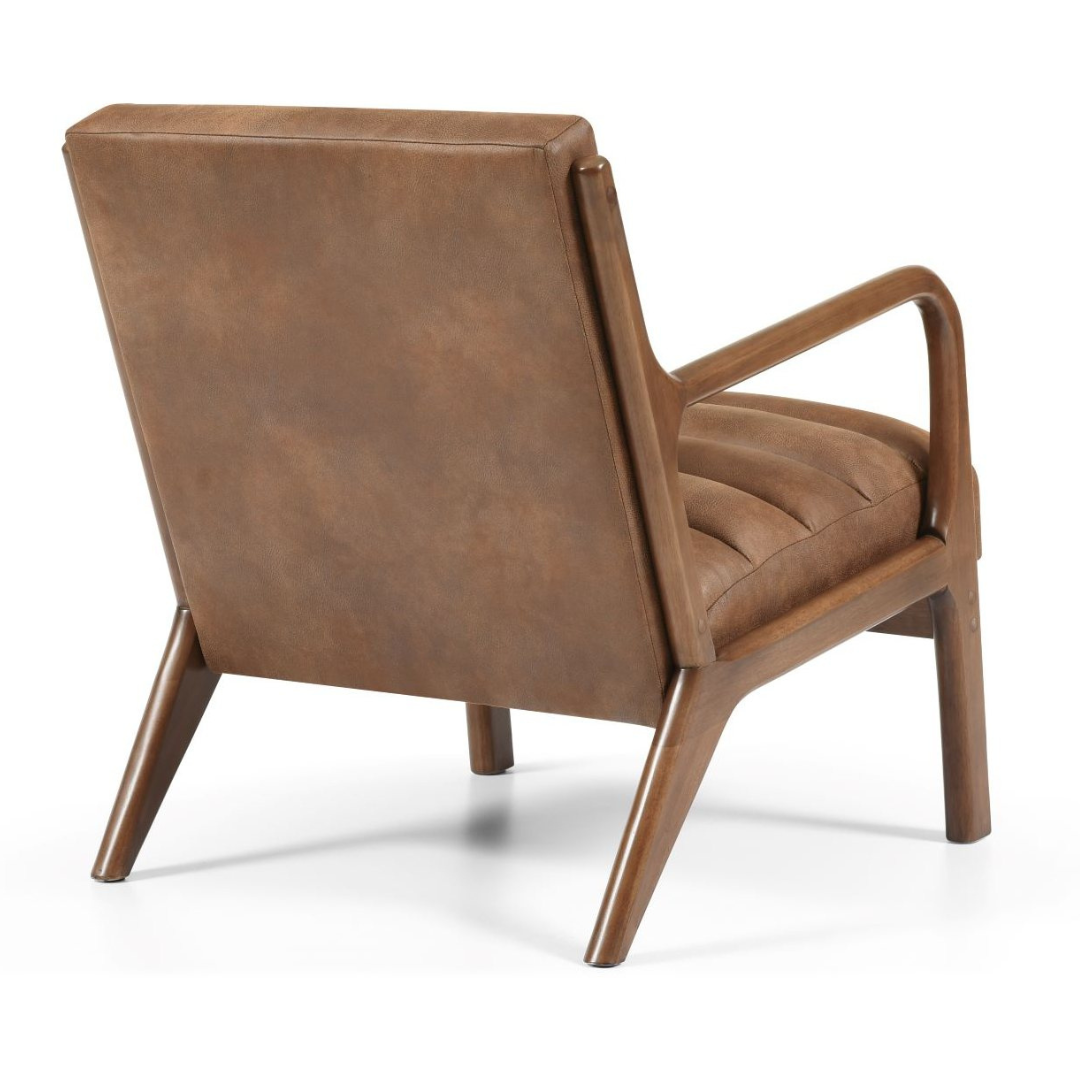 Brown Leather Arm Chair