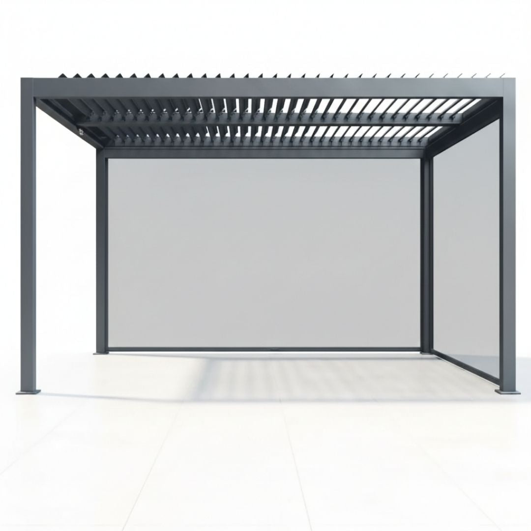 Athena Aluminium Pergola - 3m x 4m in Grey