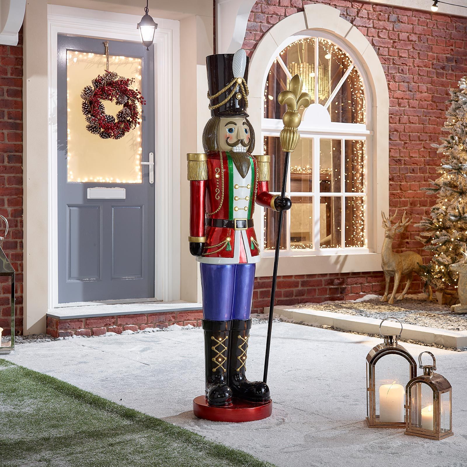 5ft LED Christmas Nutcracker