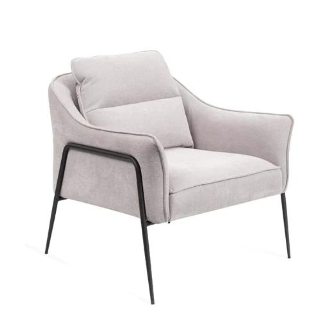 Giselle Cool Grey Lounge Chair