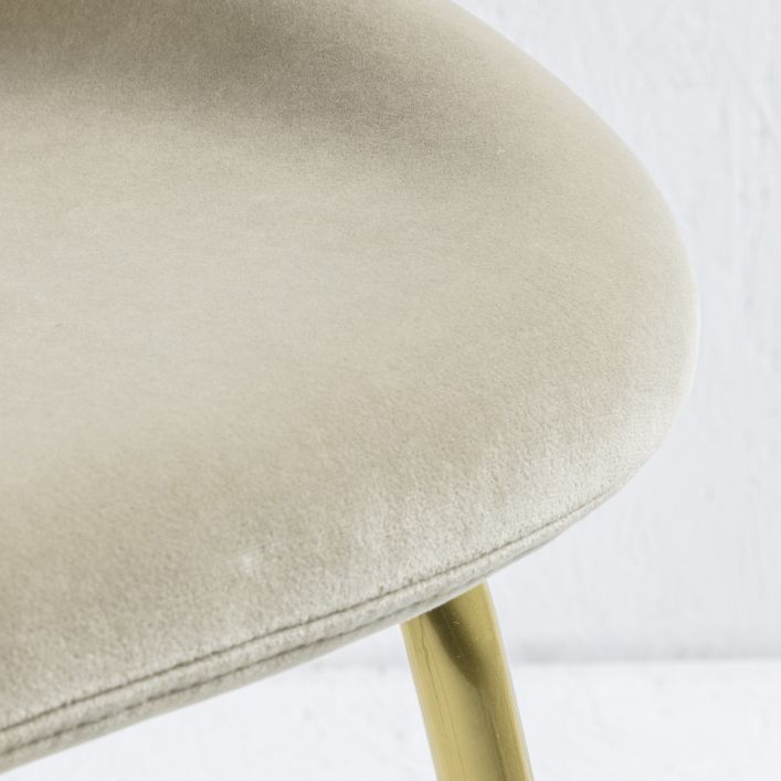 Pair of Oatmeal Dining Chair