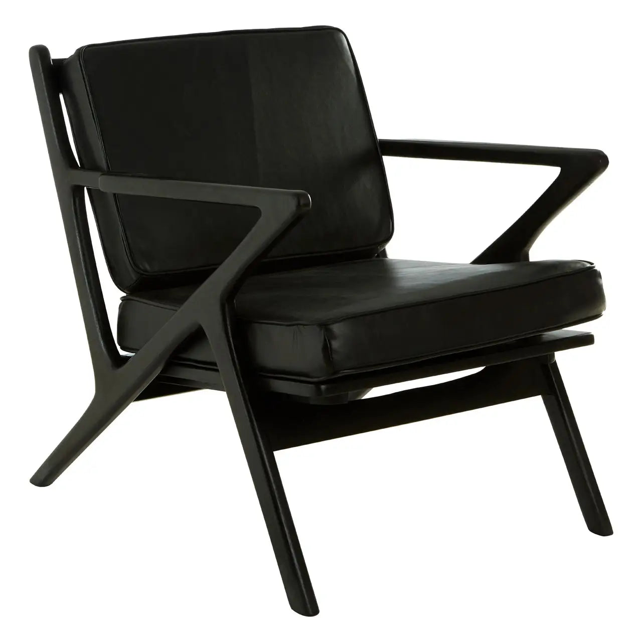 Black Leather Armchair