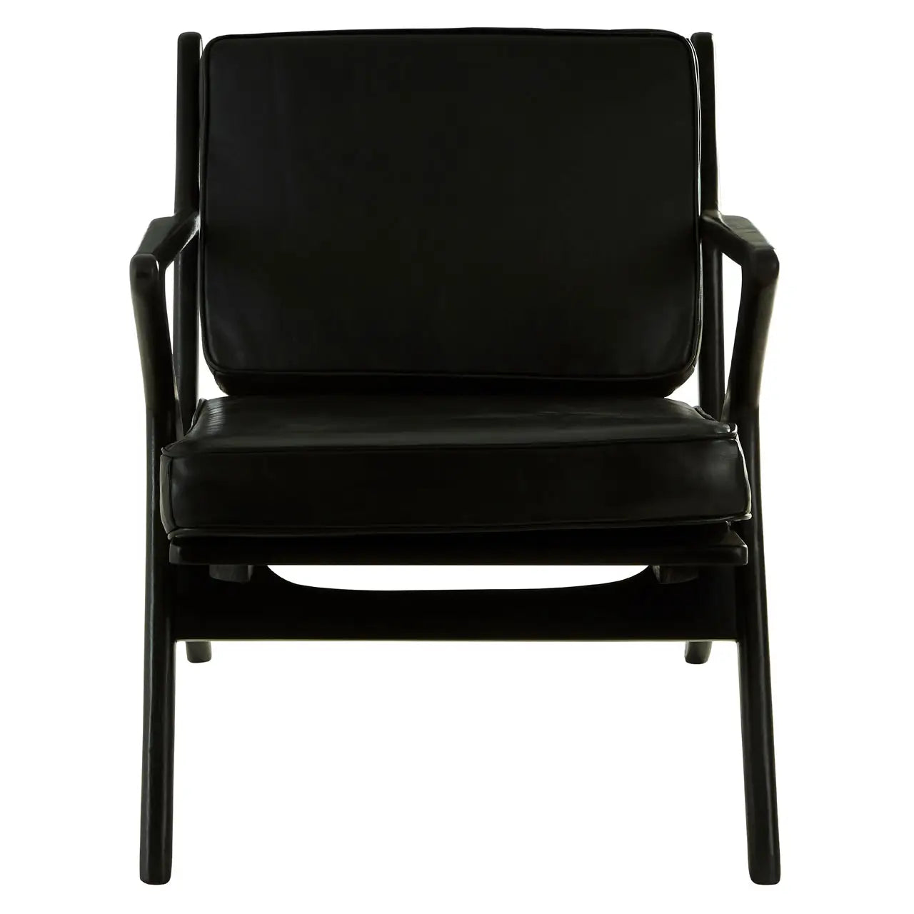 Black Leather Armchair