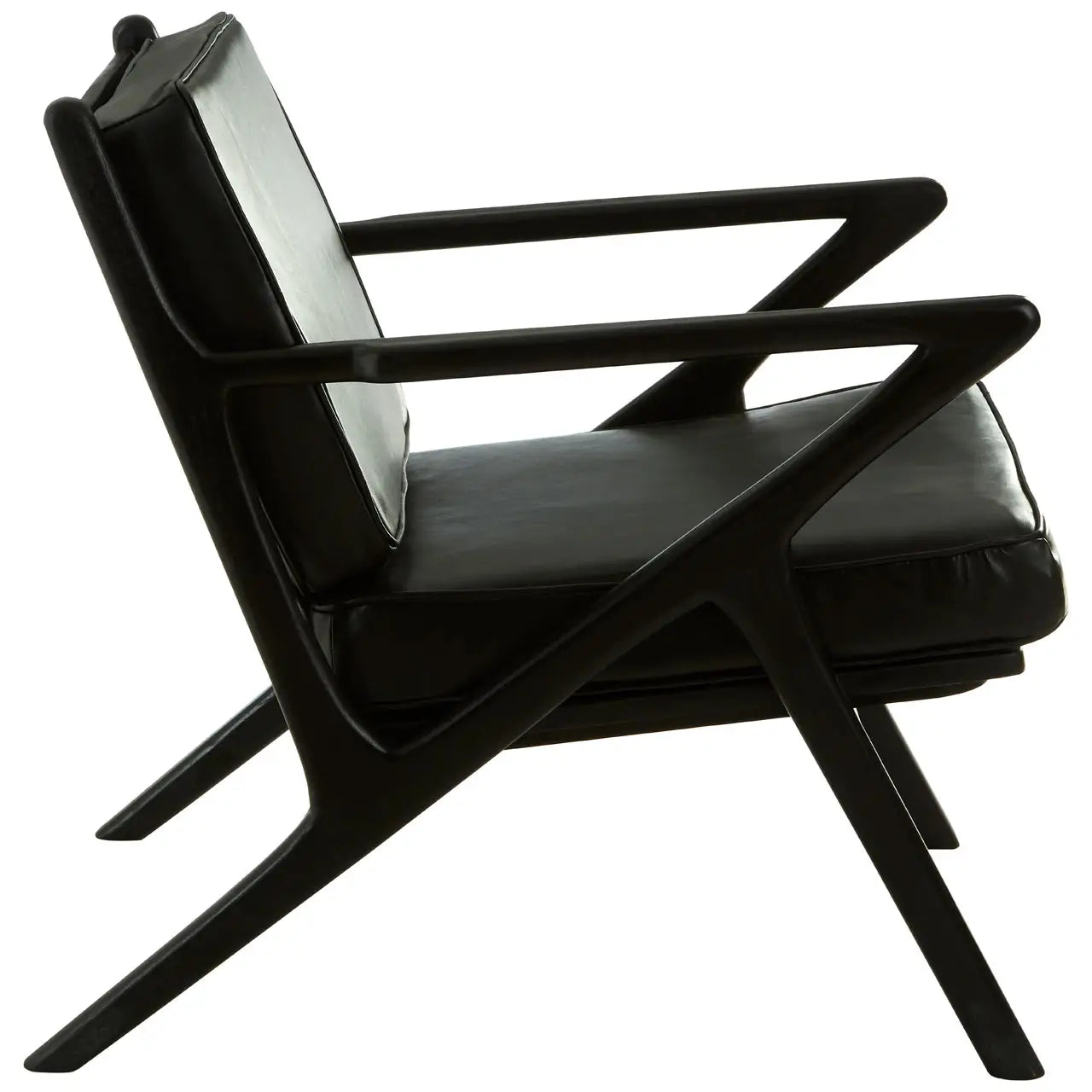 Black Leather Armchair