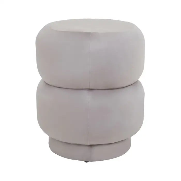 Mink Velvet Footstool