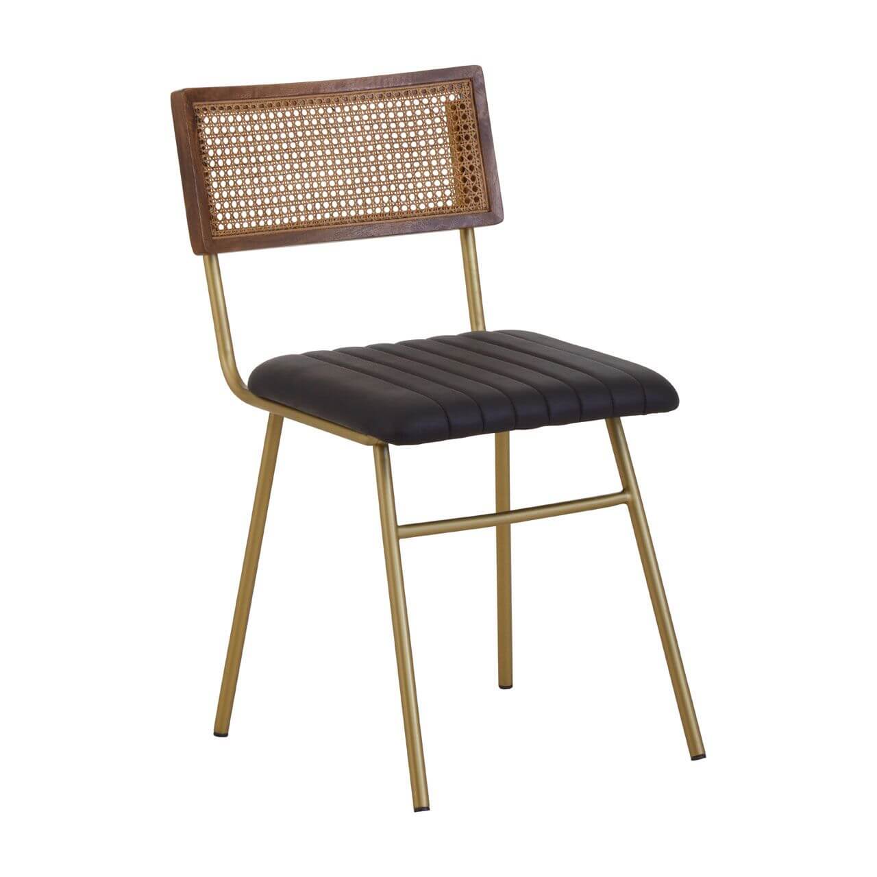 Rattan Back Dining Chair.