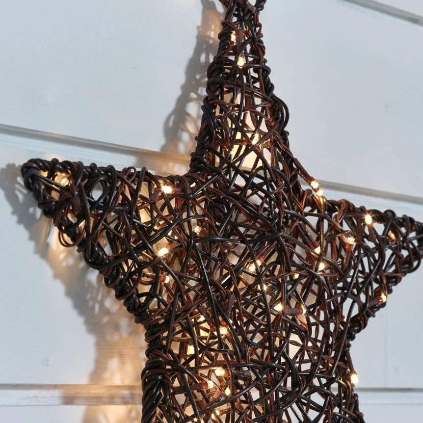 70cm Wicker Christmas Star