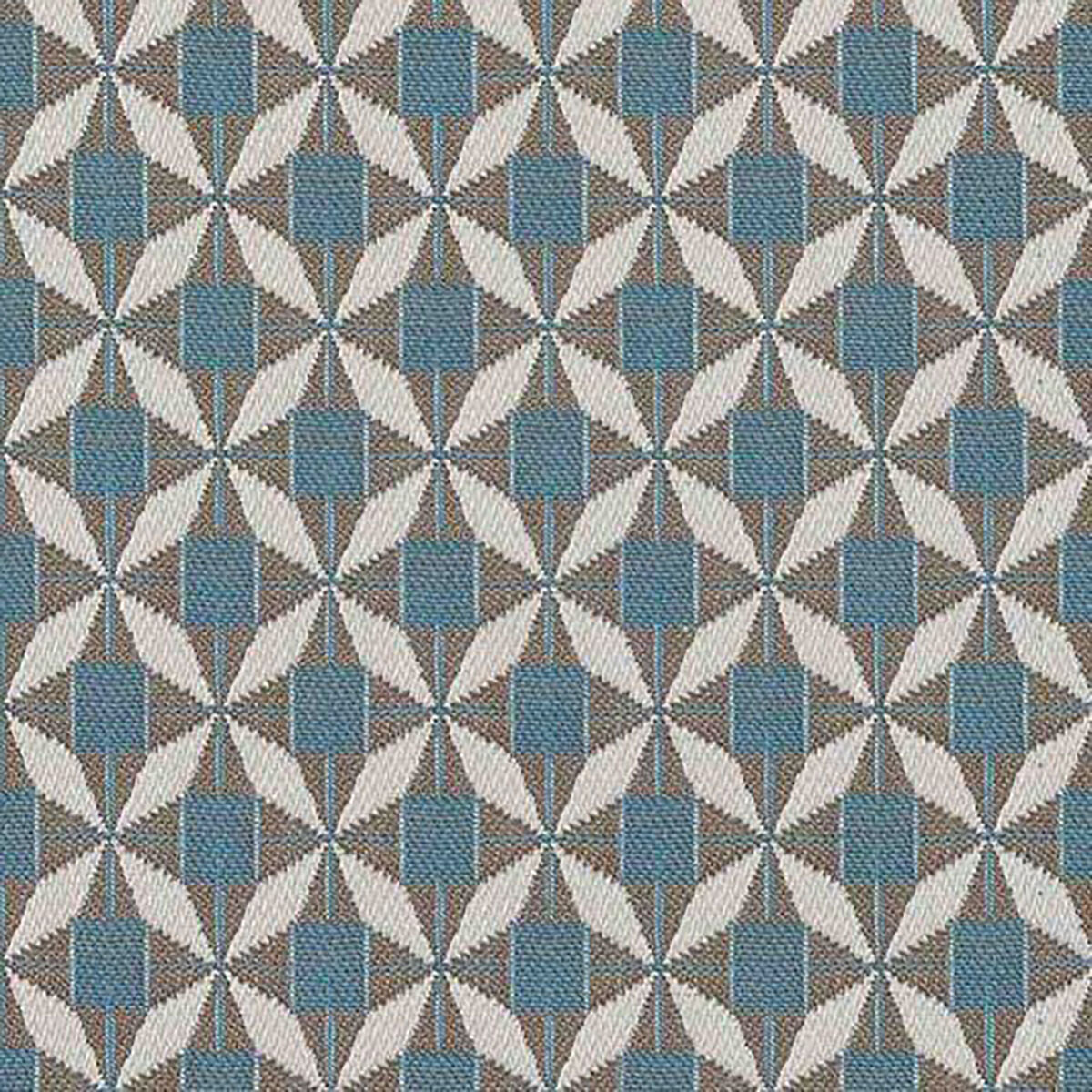 Blue Mosaic Outdoor Footstool