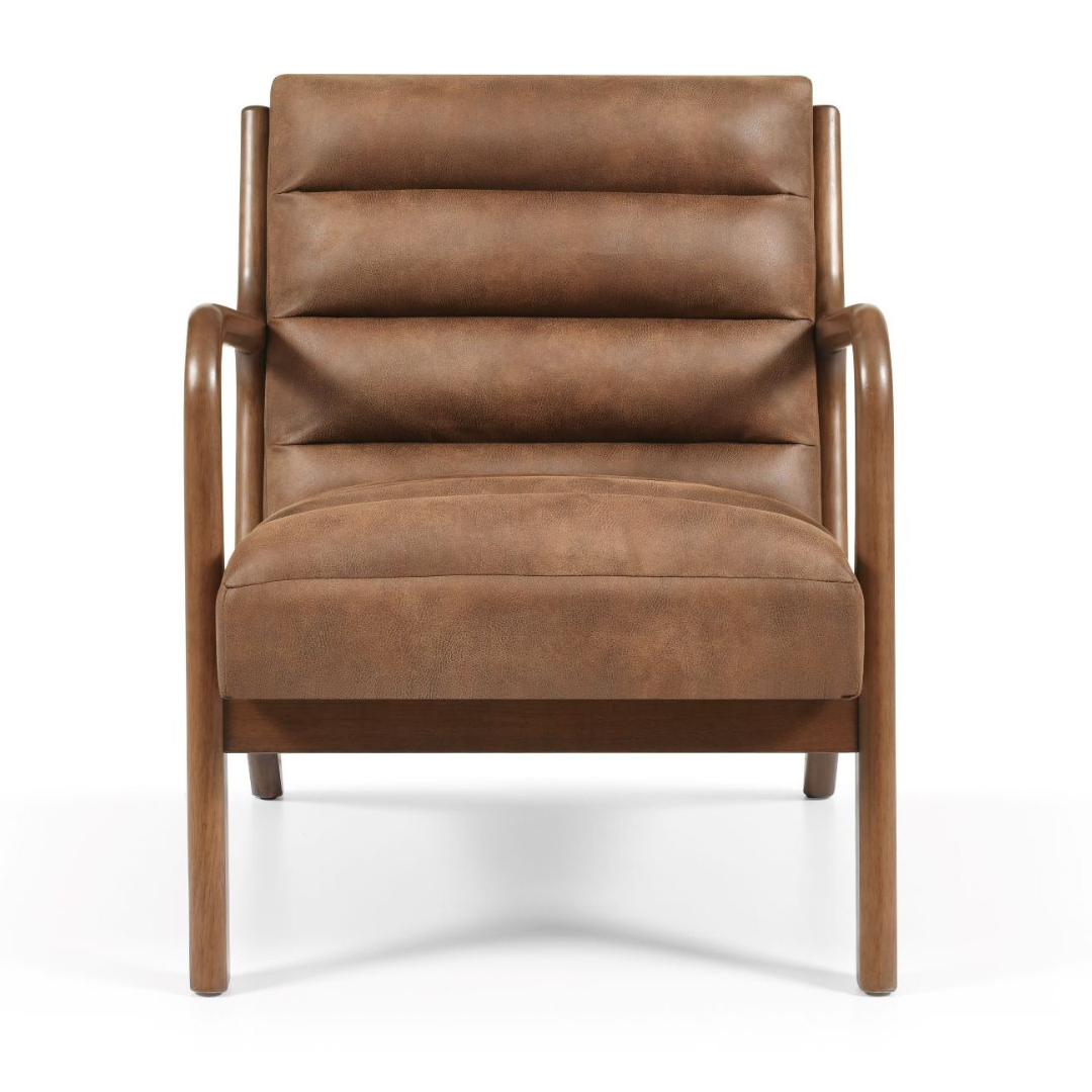 Brown Leather Arm Chair