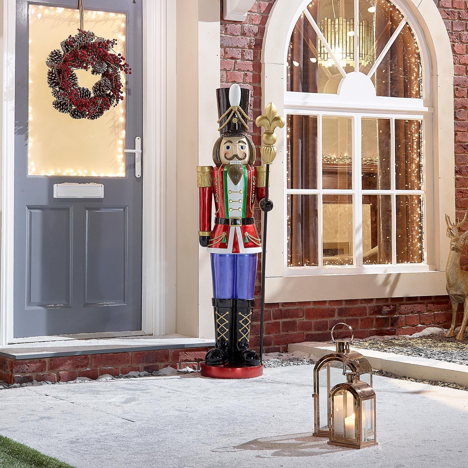 5ft LED Christmas Nutcracker
