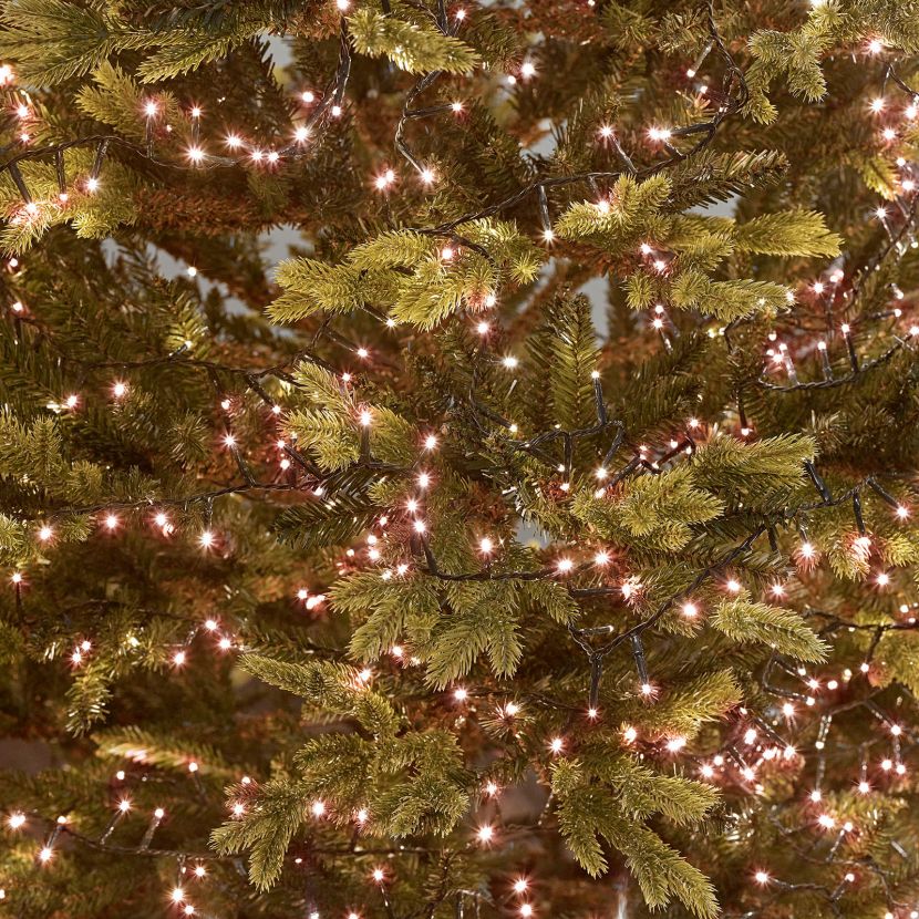 750 LED Compact LED Christmas Tree Lights (18.7m Lit Length)