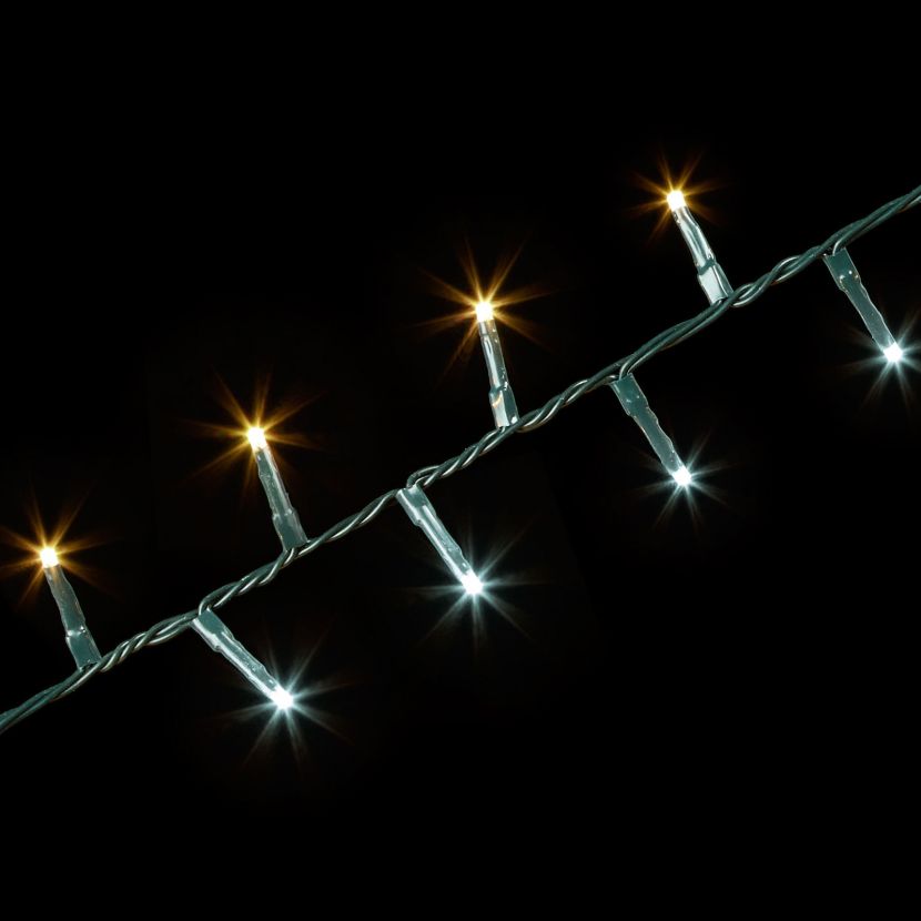 750 LED Compact LED Christmas Tree Lights (18.7m Lit Length)