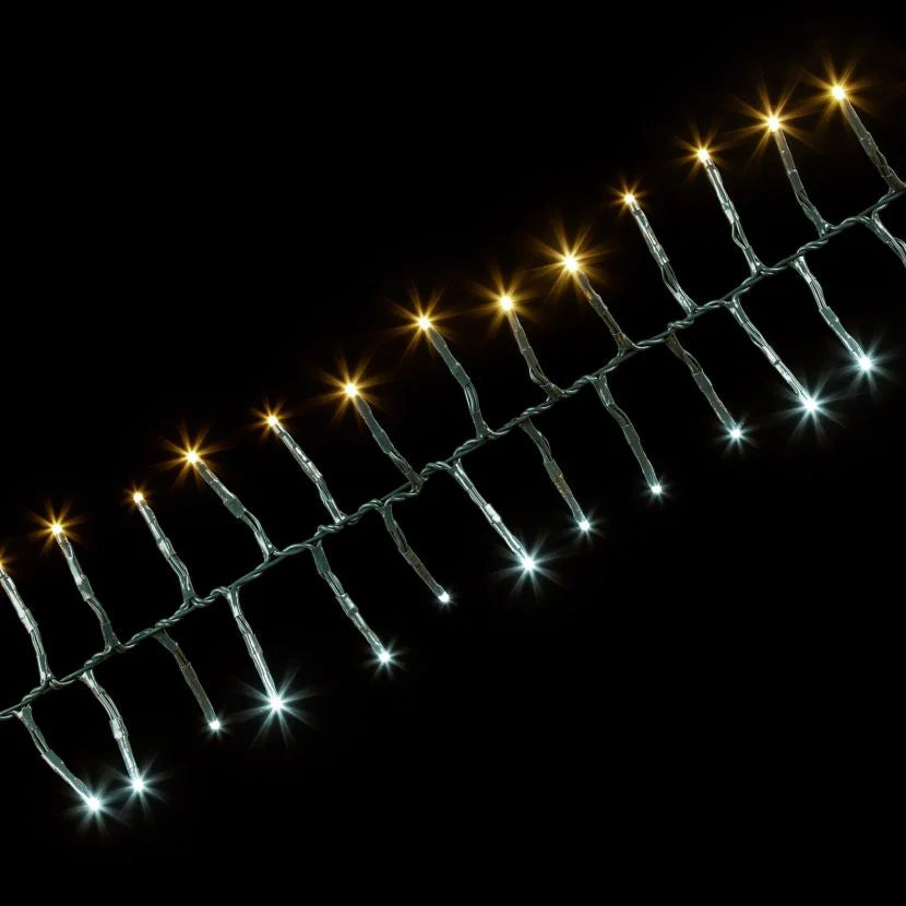 720 LED Cluster Christmas Lights (10.4m Lit Length) #color_warm and cool white