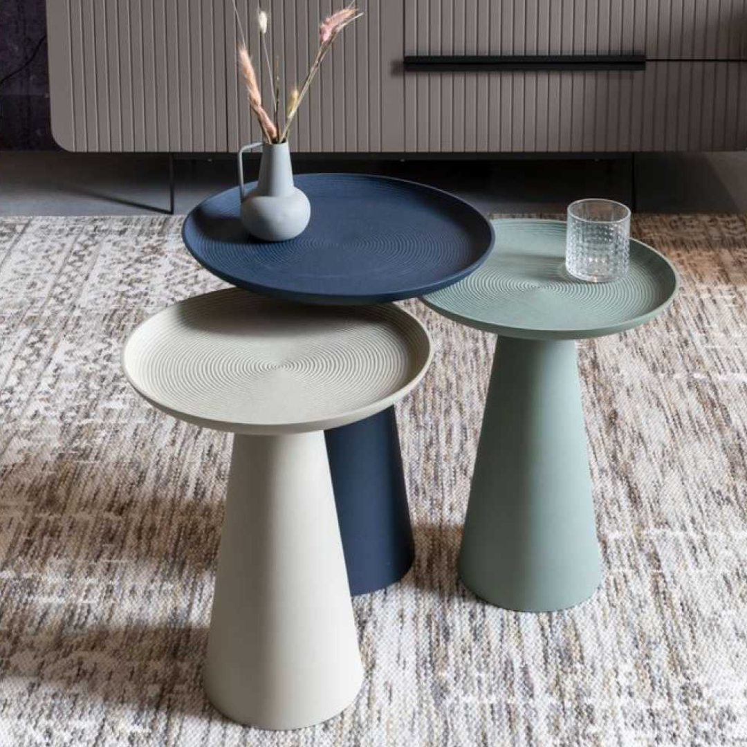 Ivory Round Side Table