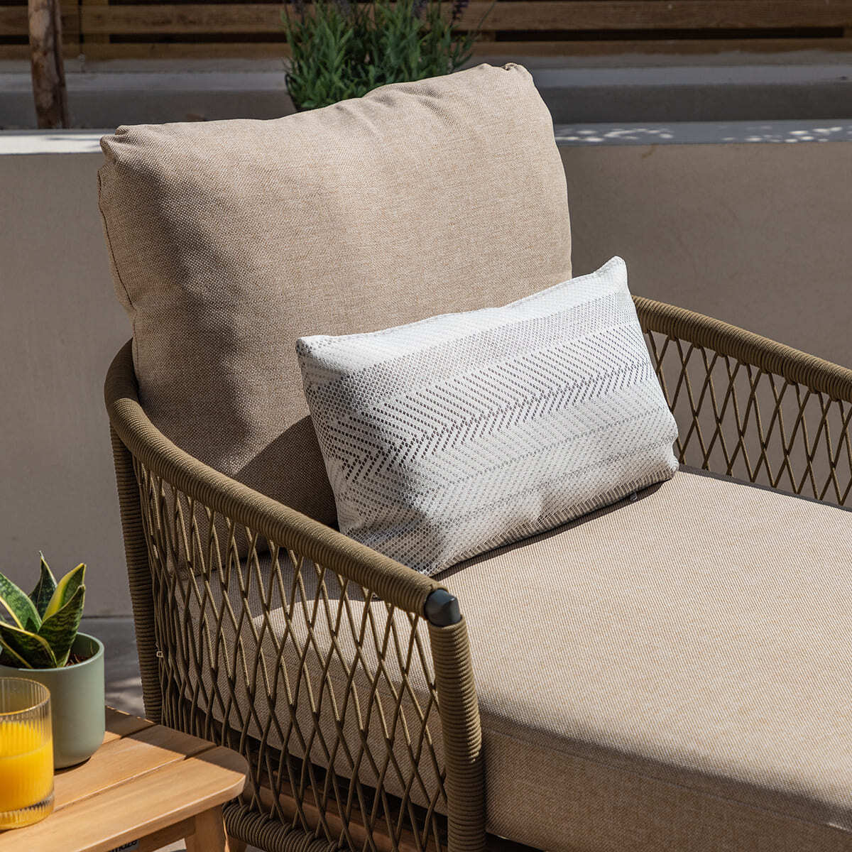Olive Bali Sunlounger Set