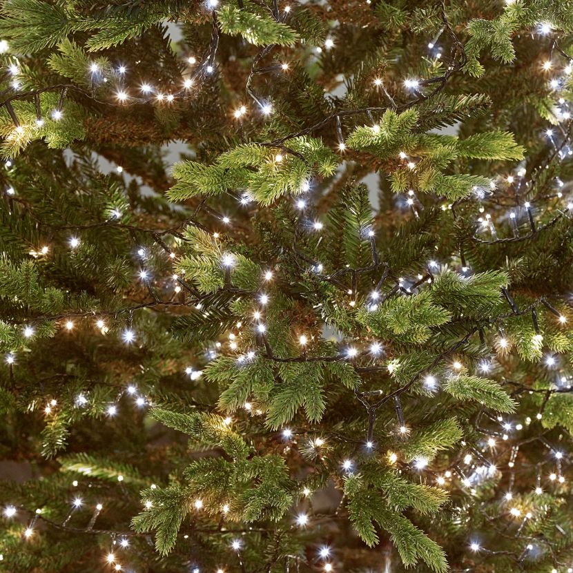 750 LED Compact LED Christmas Tree Lights (18.7m Lit Length)