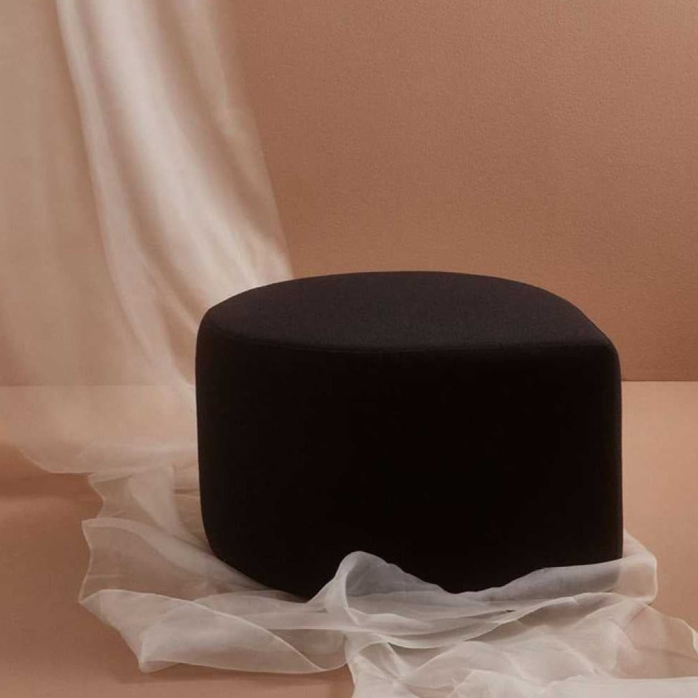 Anthracite Teardrop Footstool