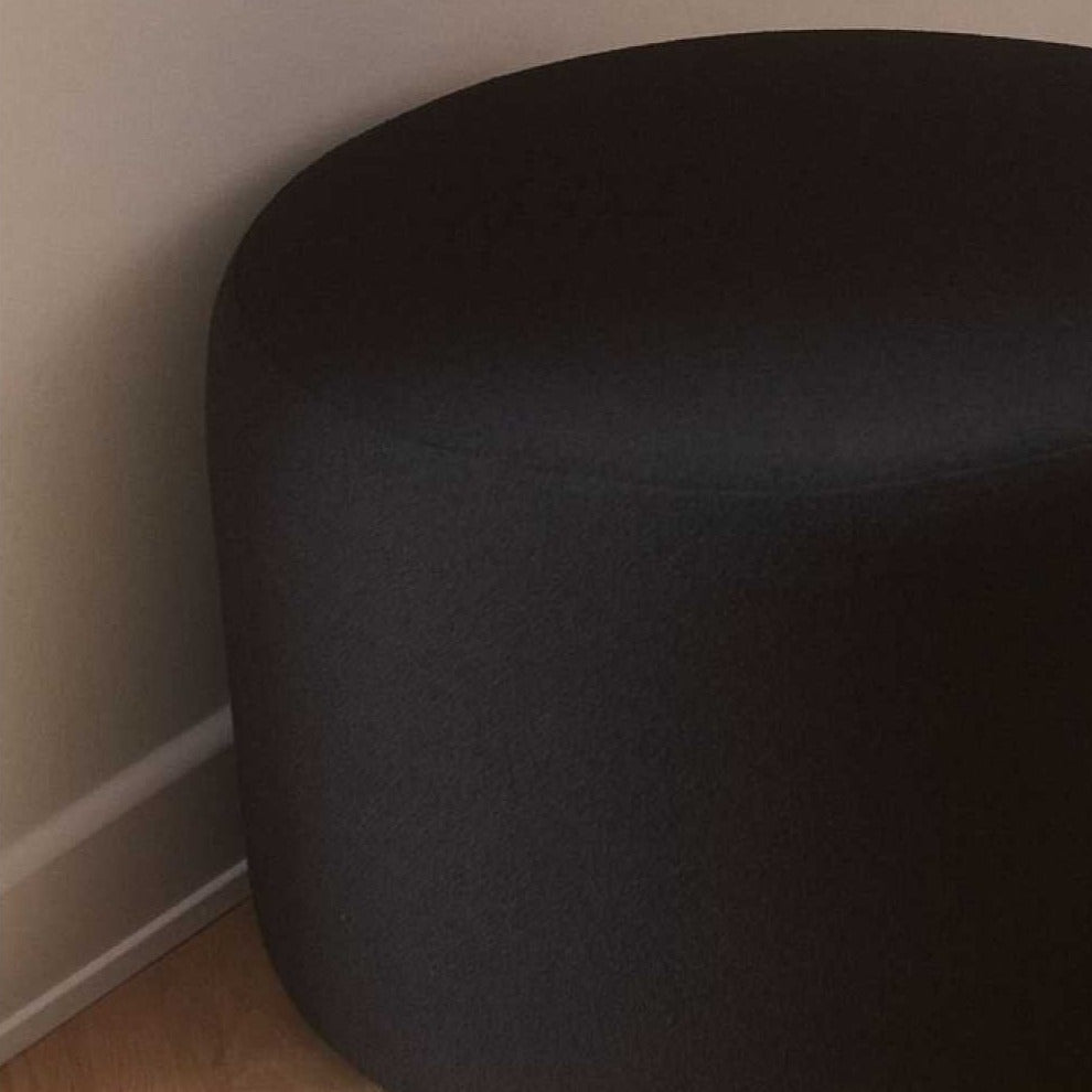 Anthracite Teardrop Footstool