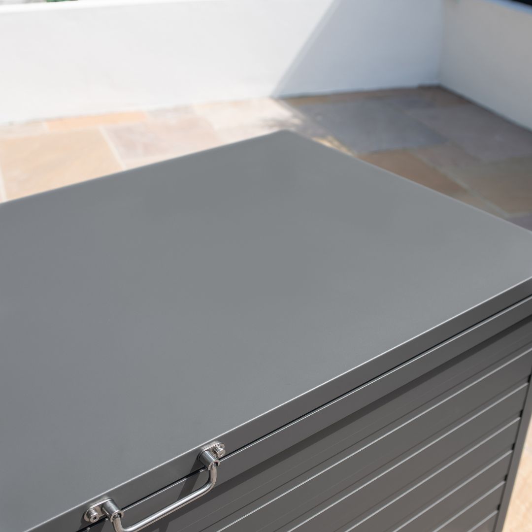 Grey Aluminium Storage Box