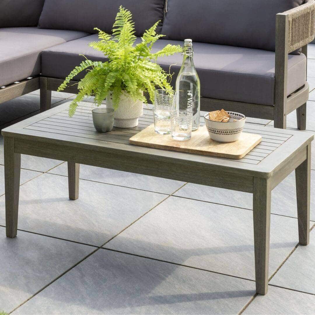 Rope Corner Sofa Set - Grey
