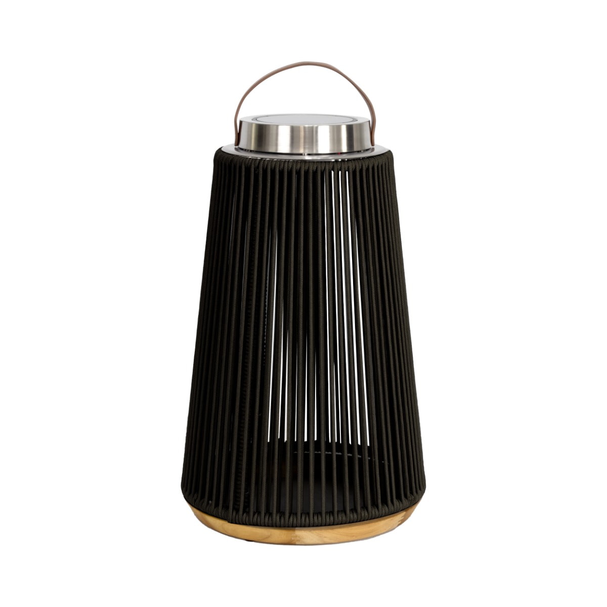 Rope outdoor solar light #colour_charcoal #size_large