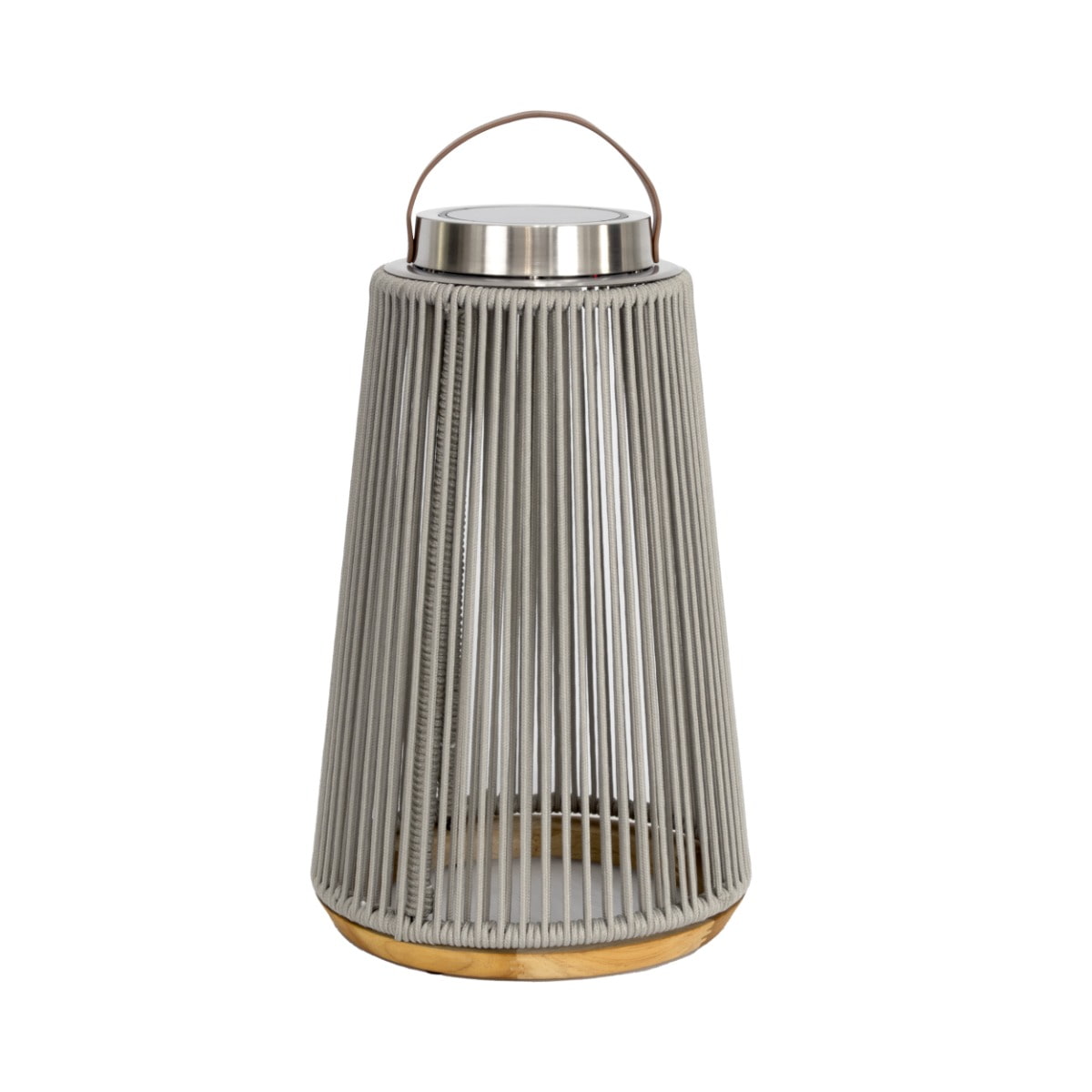 Rope outdoor solar light #colour_light grey #size_large