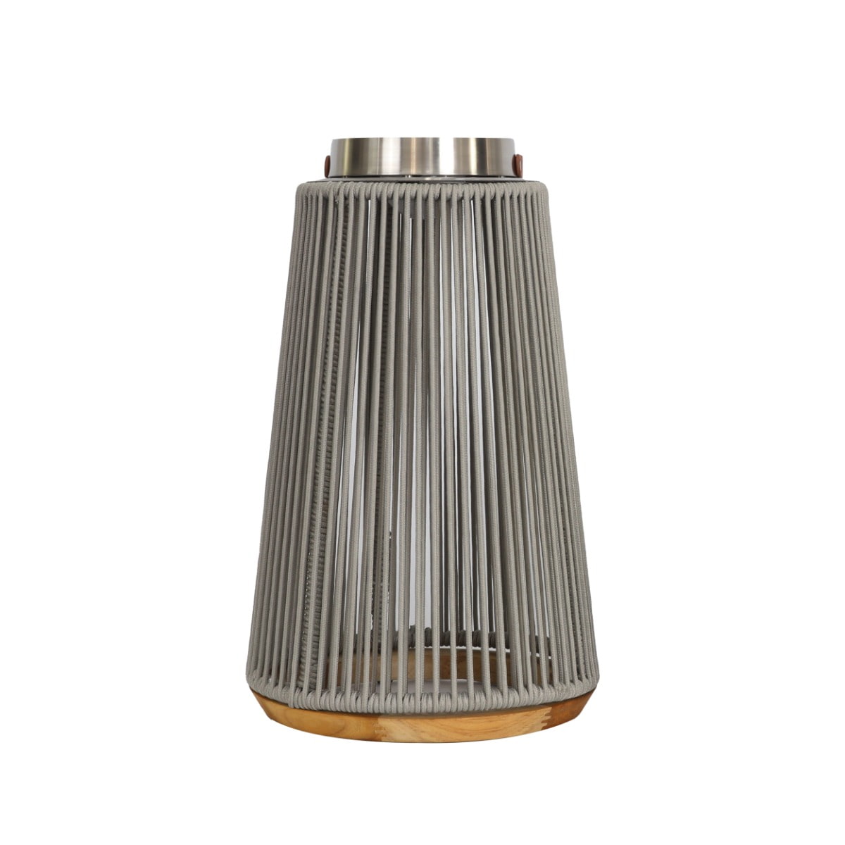 Rope outdoor solar light #colour_light grey #size_large