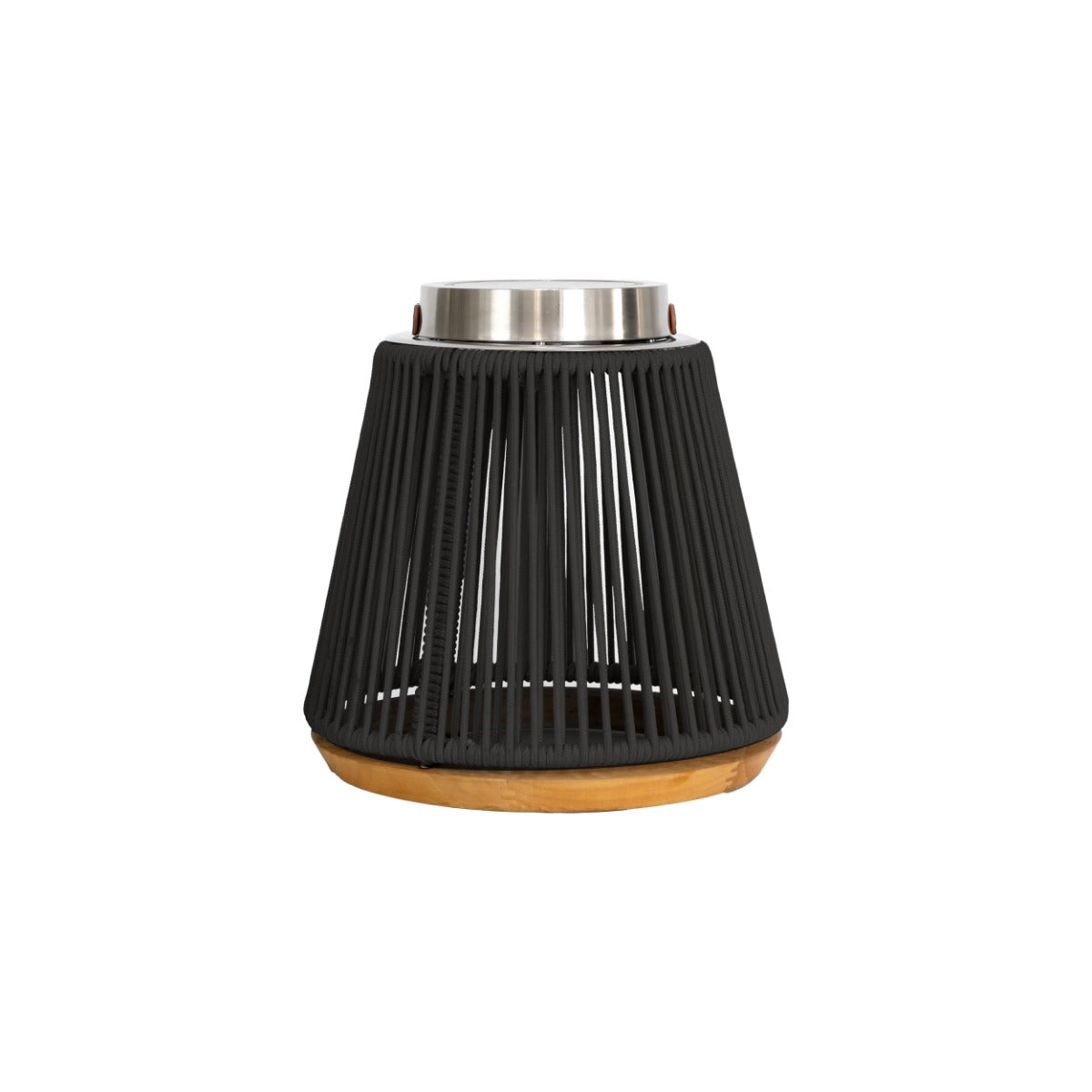 Rope outdoor solar light #colour_charcoal #size_small