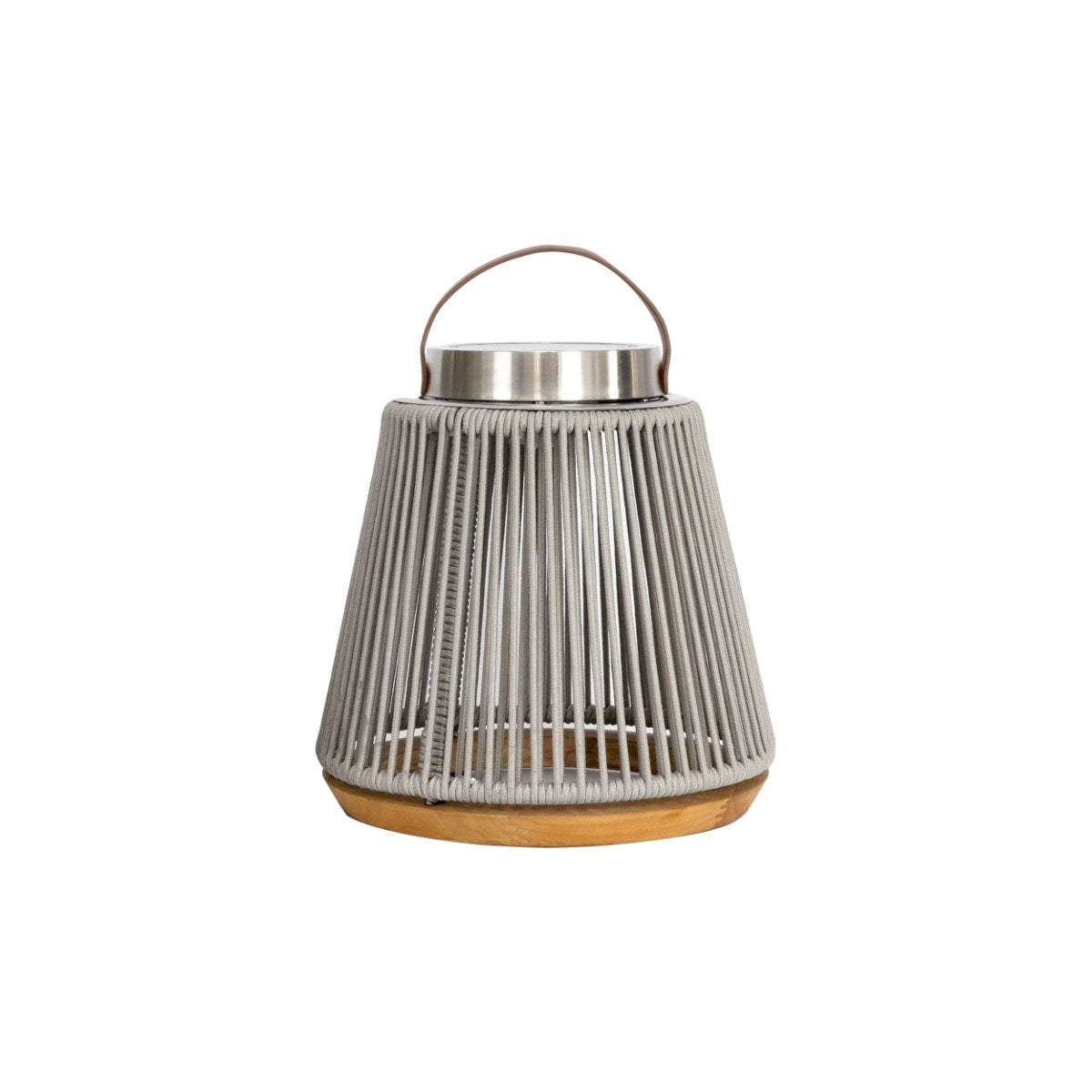 Rope outdoor solar light #colour_light grey #size_small