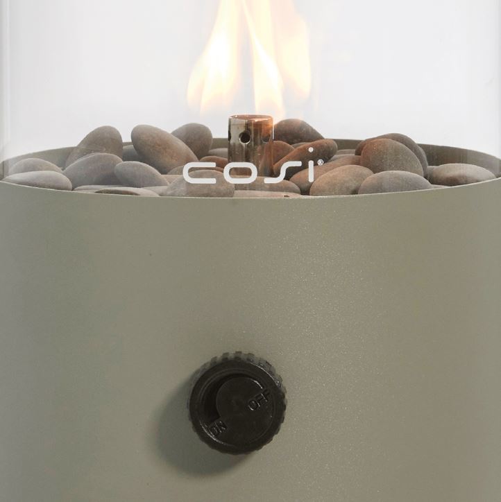 Olive Green Fire Lantern