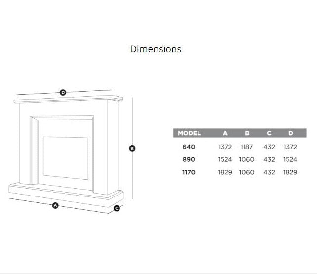 Costello Marble Fireplace Suite