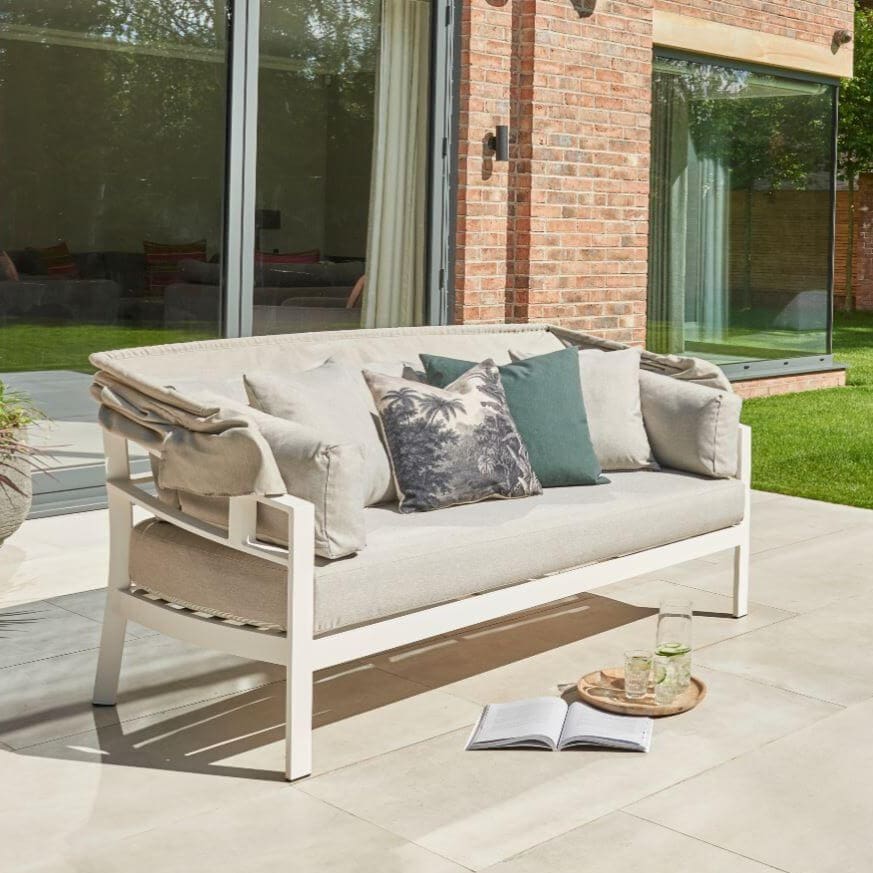 Beige Daybed Sofa Set