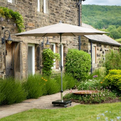 Taupe 3m Round Parasol