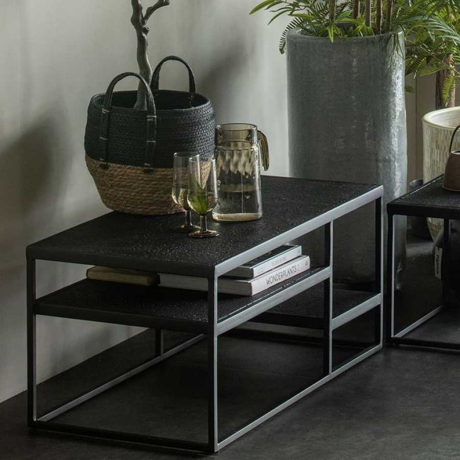 Black Tiered Coffee Table