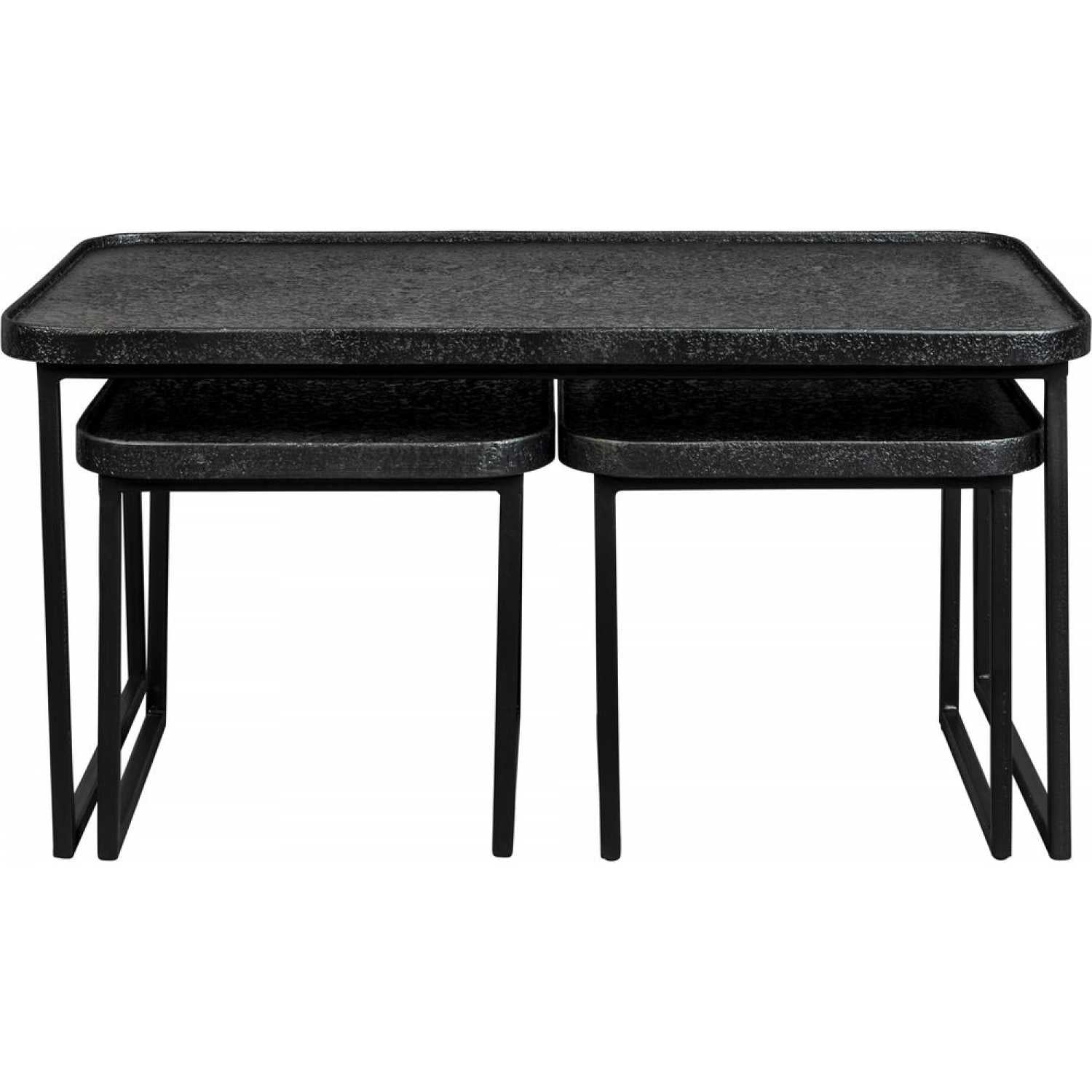 Black Iron Nesting Coffee Tables