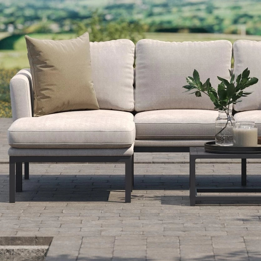 Chaise Sofa Set #colour_oatmeal